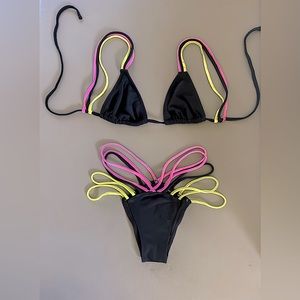 FOREVER 21 Brazilian Neon Bikini Size XS